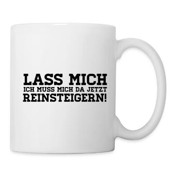 LET ME clean boost! - Mug blanc - blanc - Droite