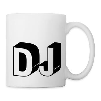 DJ - Tasse - Weiß - Rechts