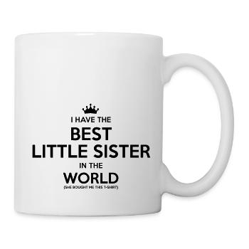 i have the best little sister in the wor - Mug - white - Right