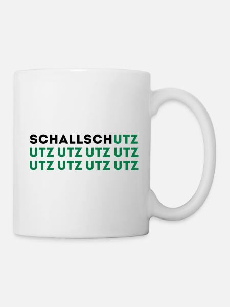 Schallschutz UTZ UTZ UTZ zweifarbig - Tasse - Weiß