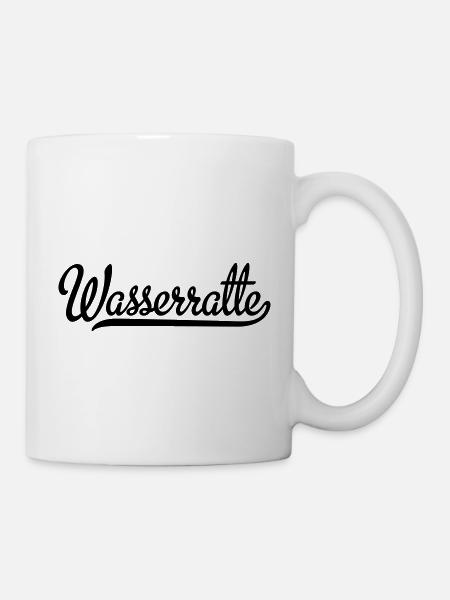 Wasserratte - Tasse - Weiß