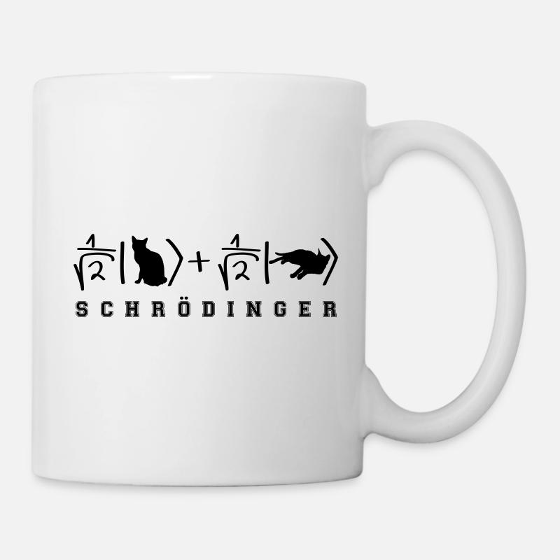 Chat de Schrödinger - Mug blanc - blanc