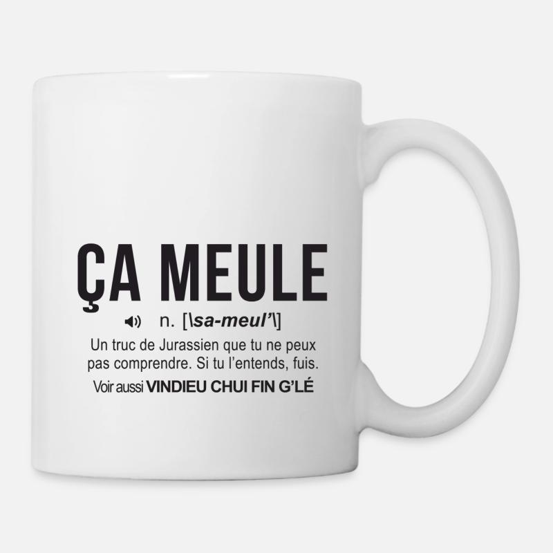 meule jurassien - Mug blanc - blanc
