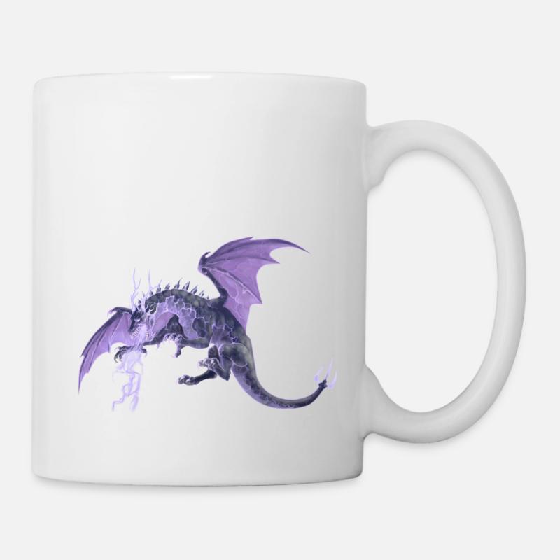 lightning dragon - Tasse - Weiß