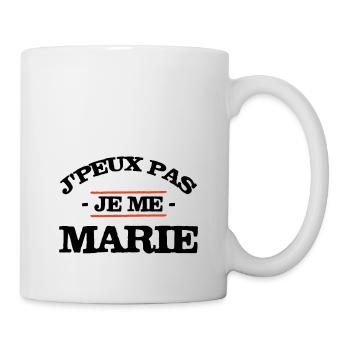 Je me marie evg cadeau - Mug blanc - blanc - Droite