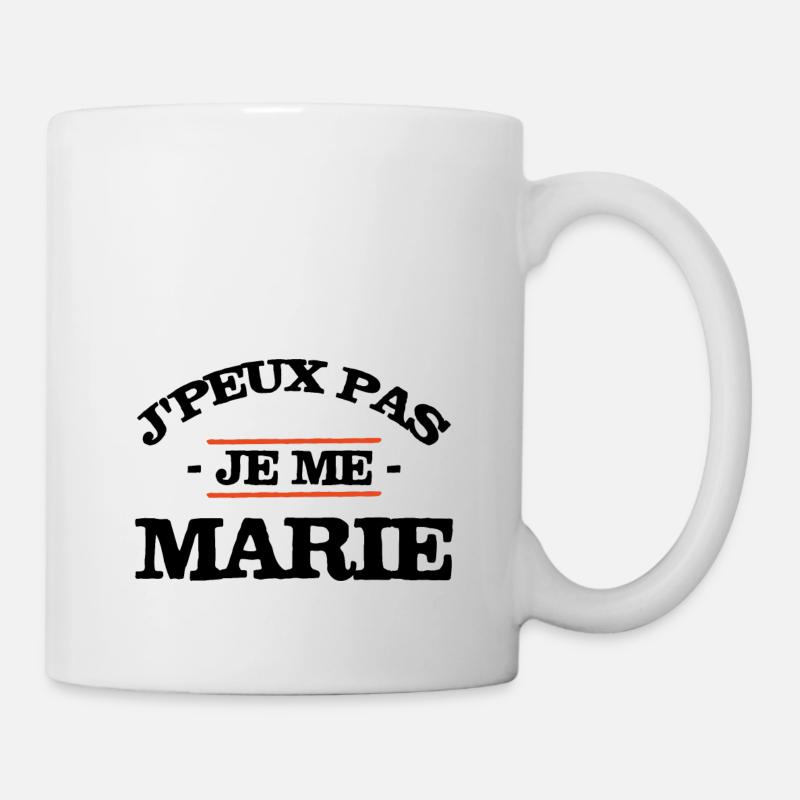 Je me marie evg cadeau - Mug blanc - blanc