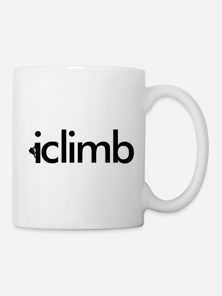 I climb - Tasse - Weiß