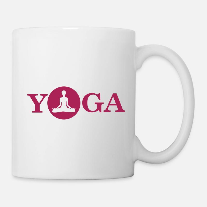 Yoga - Tasse - Weiß