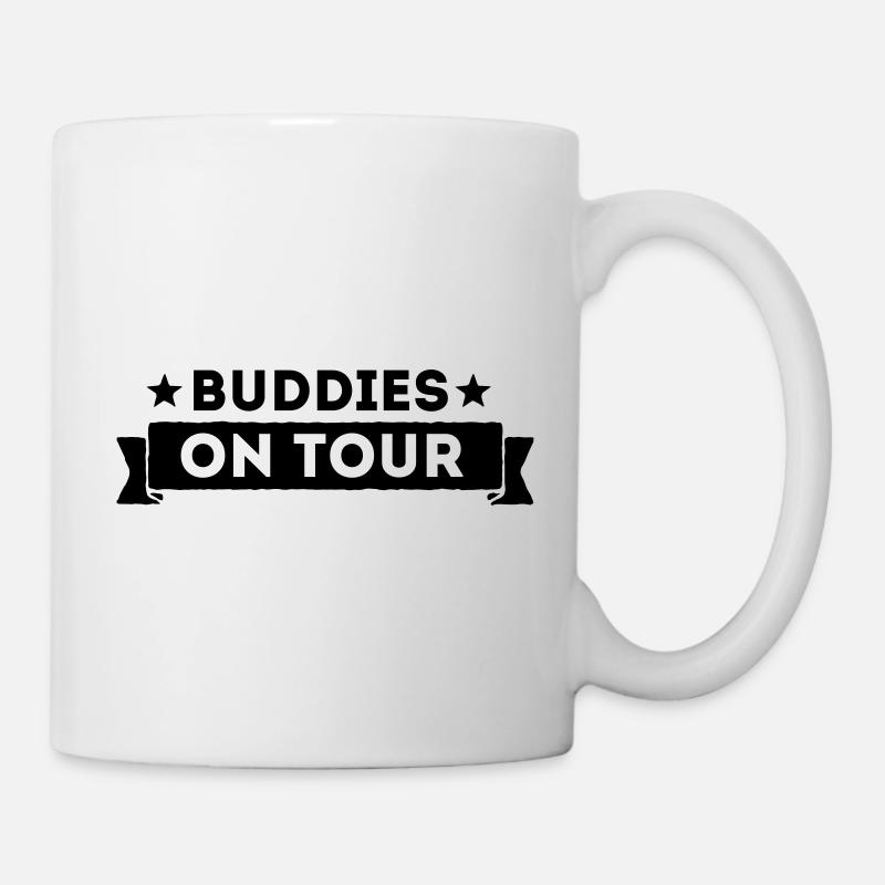 Buddies On Tour - Tasse - Weiß