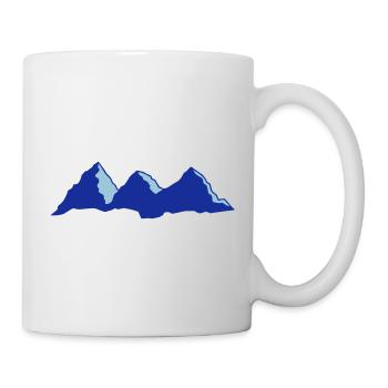 Mountain Highlander Zeichnungsvektor - Tasse - Weiß - Rechts
