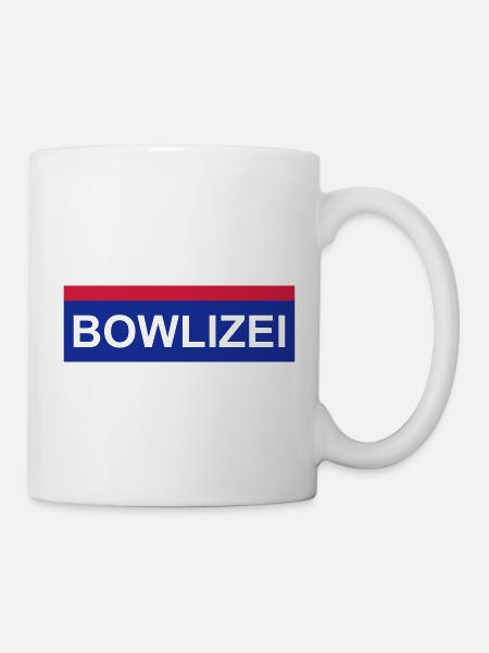 Bowlizei - Bowling - Tasse - Weiß