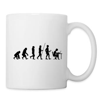 evolution - Mug - white - Right