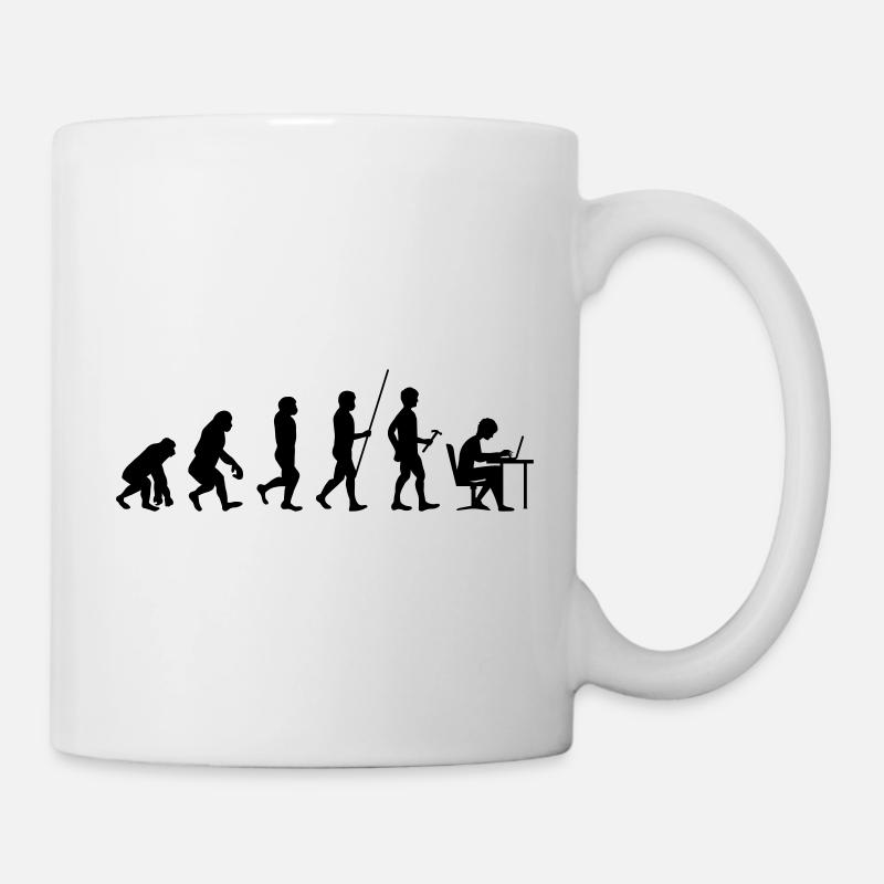 evolution - Mug - white