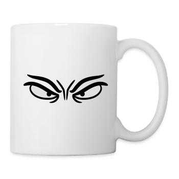 Böser Blick - Tasse - Weiß - Rechts