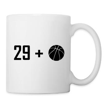 30. Geburtstag Basketball - Tasse - Weiß - Rechts