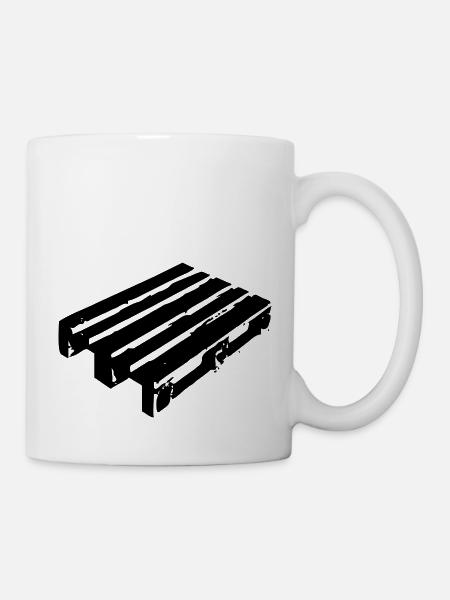 Palette T-shirt, carpenter,construction,architect, - Mug - white