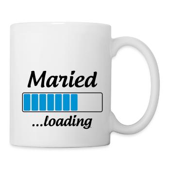 Maried ...loading - Wedding - Mug blanc - blanc - Droite