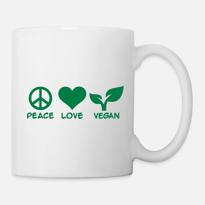 Vegan - Tasse - Weiß