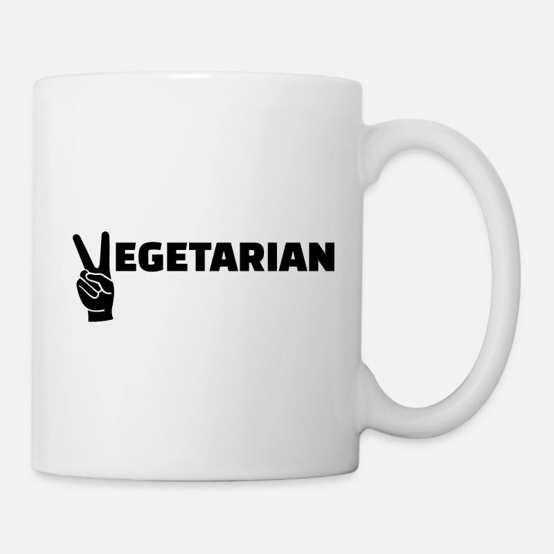 Vegetarier - Tasse - Weiß