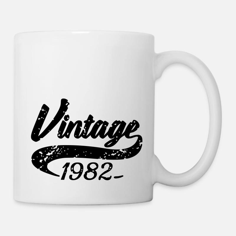 Vintage 1982 - Mug blanc - blanc