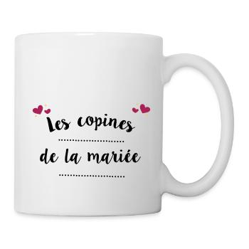 Les copines de la mariée - Mug blanc - blanc - Droite