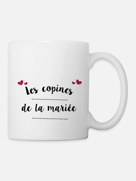 Les copines de la mariée - Mug blanc - blanc