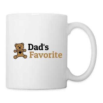 Dads Favorite - Tasse - Weiß - Rechts