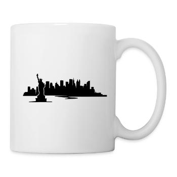 New York Skyline - United States - Tasse - Weiß - Rechts