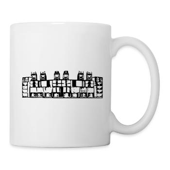 ssnr14 - Mug blanc - blanc - Droite