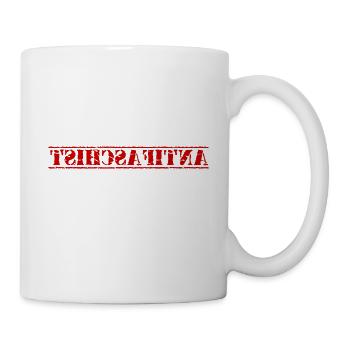 ANTI-FASCIST SPIEGELSCHRFT - Mug - white - Right