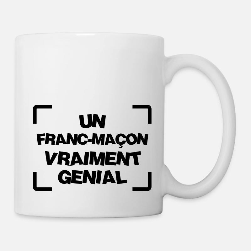 Franc-Maçonnerie / Franc Maçonnerie / Franc Maçon - Mug blanc - blanc