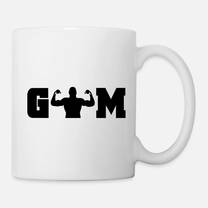 gym - Tasse - Weiß
