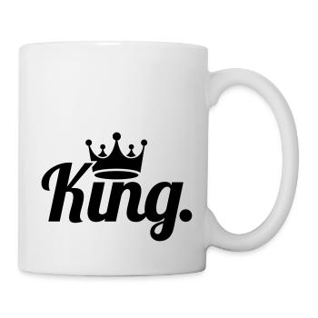 Roi - Mug blanc - blanc - Droite