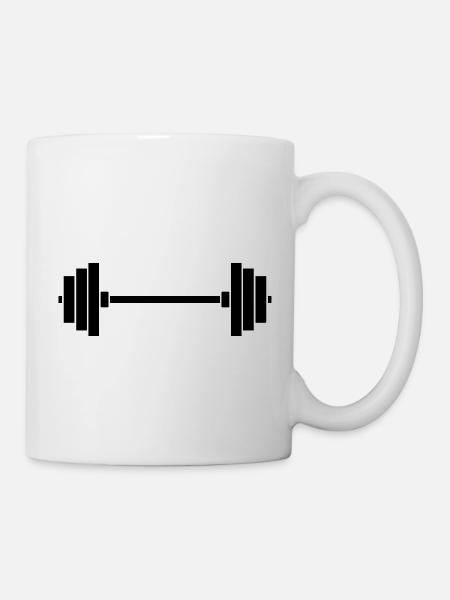 Gewichte - Tasse - Weiß