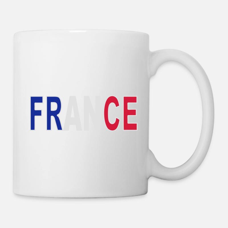 France bleu blanc rouge 2 - Mug blanc - blanc