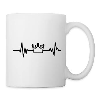 Roi - Mug blanc - blanc - Droite