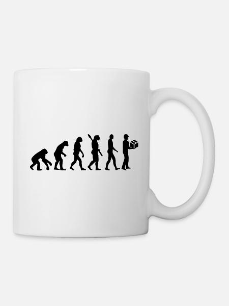 Evolution Messager - Mug blanc - blanc