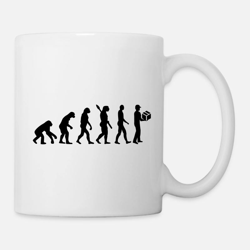 Evolution Messager - Mug blanc - blanc