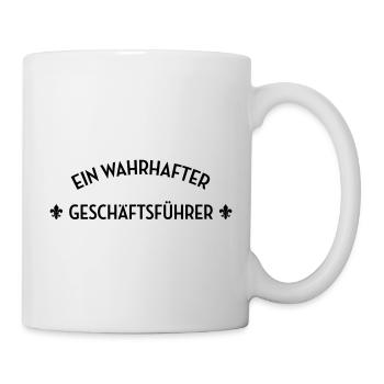 Geschäftsführer Geschäftsführerin Unternehmen - Tasse - Weiß - Rechts