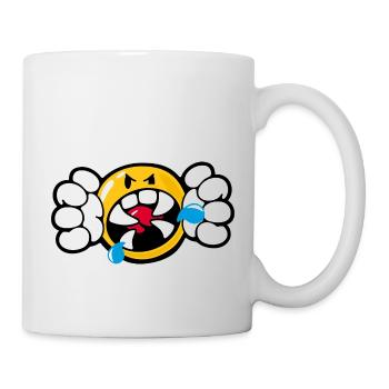 Smiley Anger Vicious - Mug - white - Right