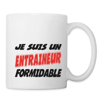 Je suis un entraineur formidable - Mug - white - Right
