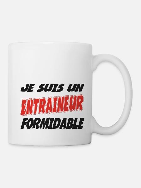 Je suis un entraineur formidable - Mug blanc - blanc
