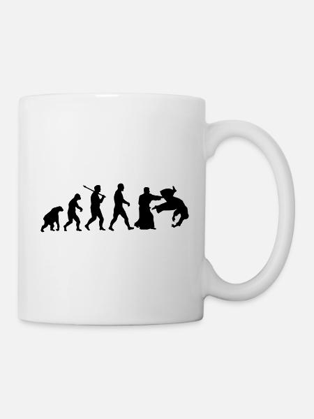 Evolution: Aïkido - Mug blanc - blanc