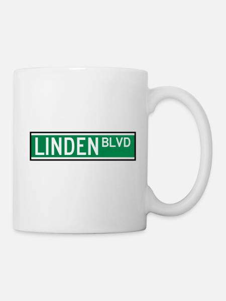 LINDEN BLVD ZEICHEN - Tasse - Weiß