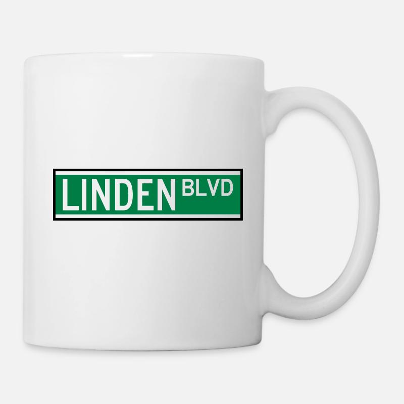 LINDEN BLVD ZEICHEN - Tasse - Weiß