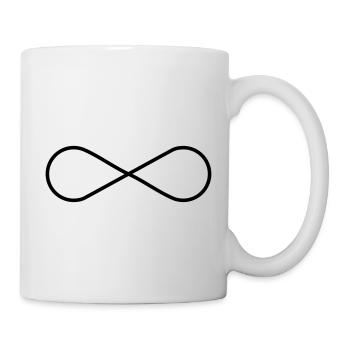 Unendlich Symbol - Unendlichkeit - Tasse - Weiß - Rechts