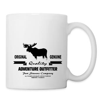 Wild Nature - Moose - Elch - Tasse - Weiß - Rechts