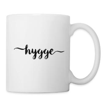Idée de cadeau d'écriture hygge danois hyggelig - Mug blanc - blanc - Droite