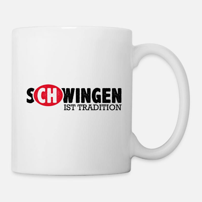 SCHWINGEN IST TRADITION CH - Tasse - Weiß