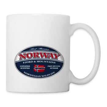 Norway - Norge - Norwegen - Tasse - Weiß - Rechts